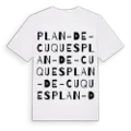 Plan-de-Cuques ordlek t-shirt
