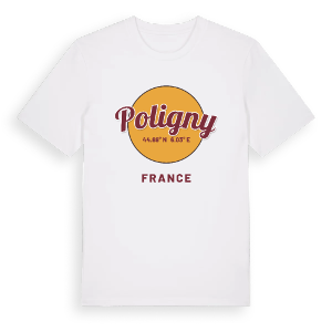 Poligny cirkel t-shirt – ekologisk bomull t-shirt från Pinshirt