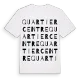Quartier Centre ordlek t-shirt