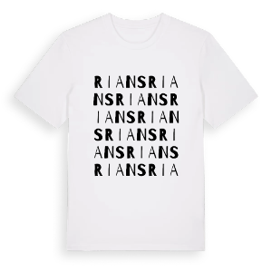 Rians ordlek t-shirt – ekologisk bomull t-shirt från Pinshirt