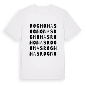 Rognonas ordlek t-shirt – ekologisk bomull t-shirt från Pinshirt