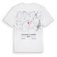 Saint-Hippolyte-le-Graveyron karta t-shirt