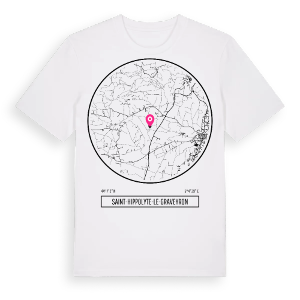Saint-Hippolyte-le-Graveyron t-shirt – ekologisk bomull t-shirt från Pinshirt