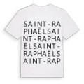 Saint-Raphaël ordlek t-shirt