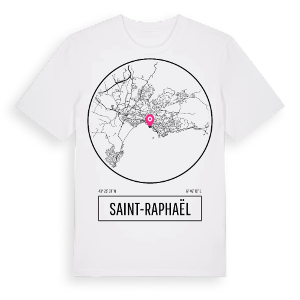 Saint-Raphaël t-shirt – ekologisk bomull t-shirt från Pinshirt