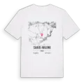 Sainte-Maxime karta t-shirt
