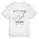 Sainte-Maxime karta t-shirt