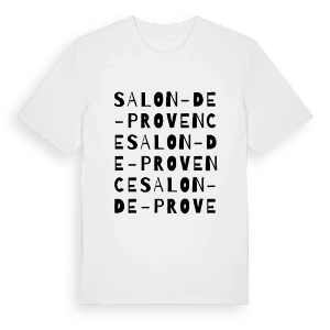Salon-de-Provence ordlek t-shirt – ekologisk bomull t-shirt från Pinshirt