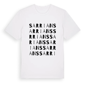 Sarrians ordlek t-shirt – ekologisk bomull t-shirt från Pinshirt