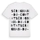 Sérignan-du-Comtat ordlek t-shirt