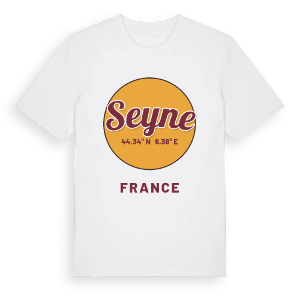 Seyne cirkel t-shirt – ekologisk bomull t-shirt från Pinshirt