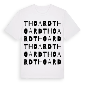 Thoard ordlek t-shirt – ekologisk bomull t-shirt från Pinshirt