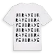 Ubraye ordlek t-shirt