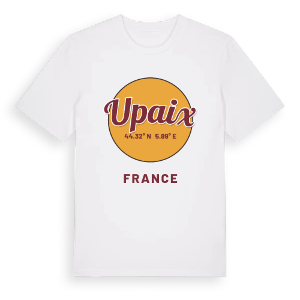 Upaix cirkel t-shirt – ekologisk bomull t-shirt från Pinshirt