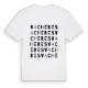 Vachères ordlek t-shirt