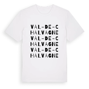 Val-de-Chalvagne ordlek t-shirt – ekologisk bomull t-shirt från Pinshirt