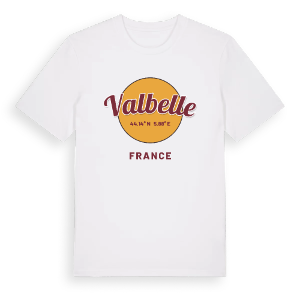 Valbelle cirkel t-shirt – ekologisk bomull t-shirt från Pinshirt