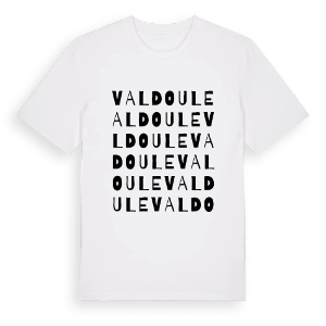 Valdoule ordlek t-shirt – ekologisk bomull t-shirt från Pinshirt