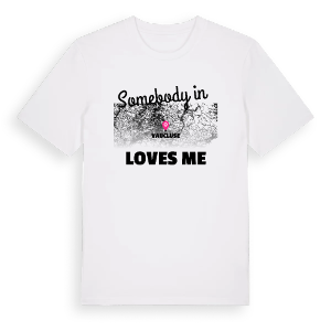 Någon i Vaucluse älskar mig t-shirt – ekologisk bomull t-shirt från Pinshirt