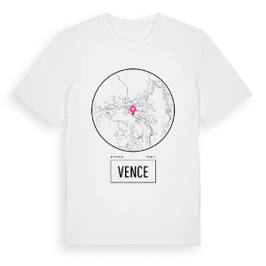 Vence t-shirt – ekologisk bomull t-shirt från Pinshirt