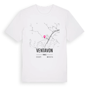 Ventavon karta t-shirt – ekologisk bomull t-shirt från Pinshirt