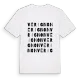 Vérignon ordlek t-shirt