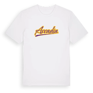 Accadia baseball t-shirt – ekologisk bomull t-shirt från Pinshirt
