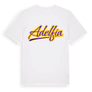 Adelfia baseball t-shirt – ekologisk bomull t-shirt från Pinshirt