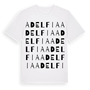 Adelfia ordlek t-shirt – ekologisk bomull t-shirt från Pinshirt