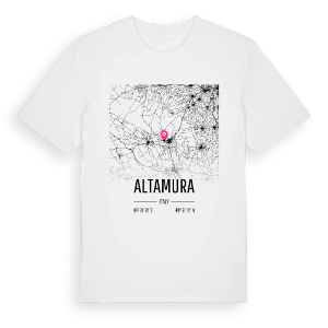 Altamura karta t-shirt – ekologisk bomull t-shirt från Pinshirt
