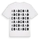 Aradeo ordlek t-shirt