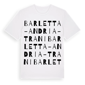 Barletta-Andria-Trani ordlek t-shirt – ekologisk bomull t-shirt från Pinshirt