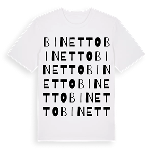 Binetto ordlek t-shirt – ekologisk bomull t-shirt från Pinshirt