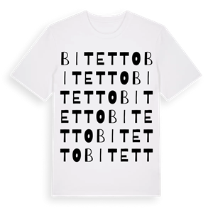 Bitetto ordlek t-shirt – ekologisk bomull t-shirt från Pinshirt