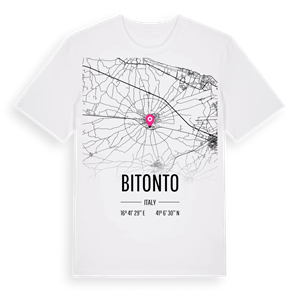 Bitonto karta t-shirt – ekologisk bomull t-shirt från Pinshirt