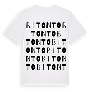 Bitonto ordlek t-shirt – ekologisk bomull t-shirt från Pinshirt