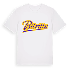 Bitritto baseball t-shirt – ekologisk bomull t-shirt från Pinshirt