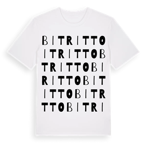Bitritto ordlek t-shirt – ekologisk bomull t-shirt från Pinshirt