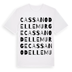 Cassano delle Murge ordlek t-shirt – ekologisk bomull t-shirt från Pinshirt