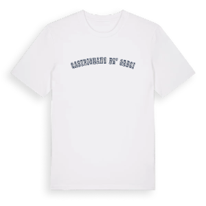 Castrignano de' Greci college t-shirt – ekologisk bomull t-shirt från Pinshirt