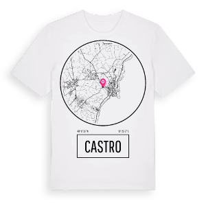 Castro t-shirt – ekologisk bomull t-shirt från Pinshirt