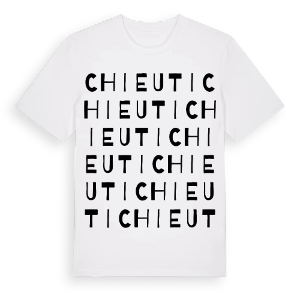 Chieuti ordlek t-shirt – ekologisk bomull t-shirt från Pinshirt