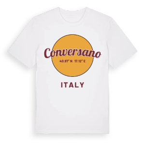 Conversano cirkel t-shirt – ekologisk bomull t-shirt från Pinshirt
