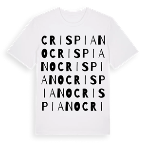 Crispiano ordlek t-shirt – ekologisk bomull t-shirt från Pinshirt