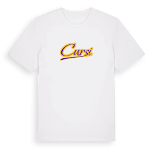 Cursi baseball t-shirt – ekologisk bomull t-shirt från Pinshirt