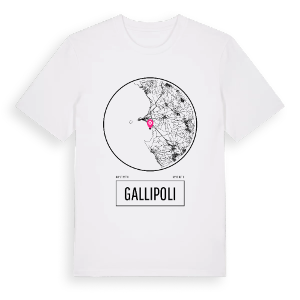 Gallipoli t-shirt – ekologisk bomull t-shirt från Pinshirt
