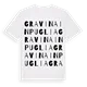 Gravina in Puglia ordlek t-shirt