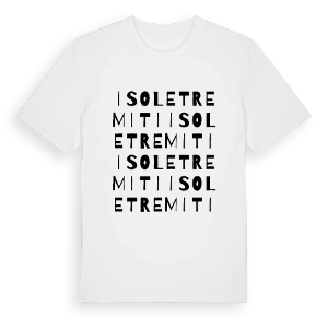 Isole Tremiti ordlek t-shirt – ekologisk bomull t-shirt från Pinshirt