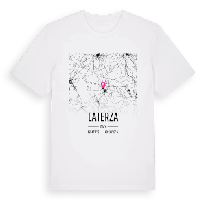 Laterza karta t-shirt – ekologisk bomull t-shirt från Pinshirt