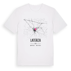 Laterza karta t-shirt – ekologisk bomull t-shirt från Pinshirt